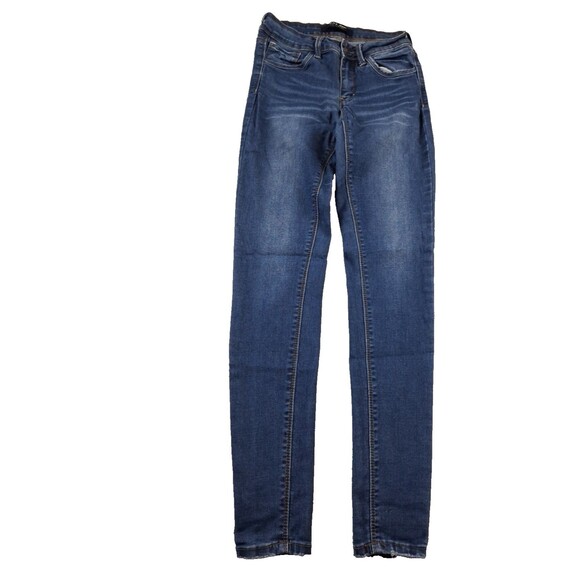 Wax Jeans Los Angeles Women’s Skinny Stretch Blue Denim Jeans Size 1 - Picture 1 of 15